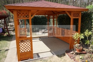 fa kerti pavilon